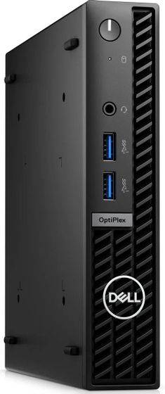 Неттоп Dell Optiplex 7010 Micro черный i3-13100T 16Gb/512Gb UHDGr 770 W11Pro клав.+ мышь (7010-3651)