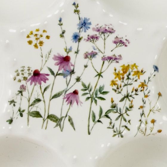 Тарелка для 6-ти яиц, L21 W21 H3,5 см