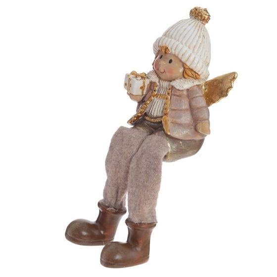 Фигурка декоративная &quot;Ангел&quot;, L6 W4,5 H14 см, 2в.