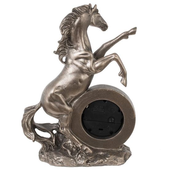 Фигурка декоративная &quot;Лошадь&quot; с часами (AAAx1 н/п), L16 W7,5 H23 см