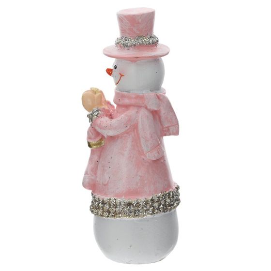 Фигурка декоративная &quot;Снеговик&quot;, L4 W3,5 H11 см, 2в.