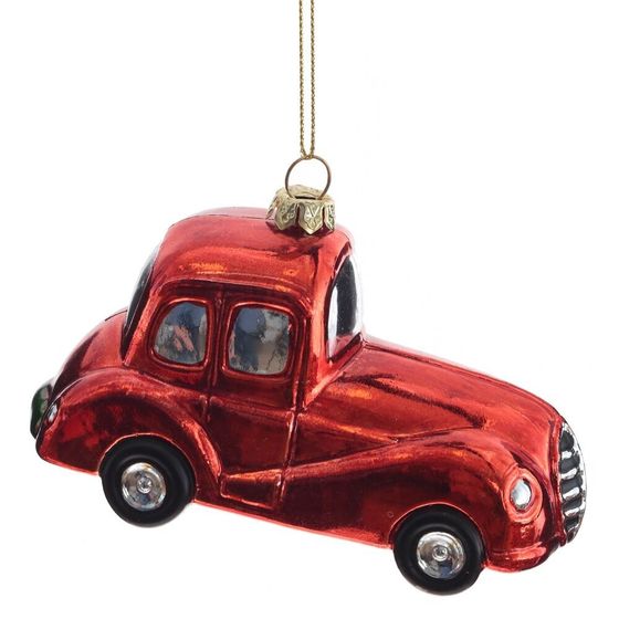 Украшение новогоднее &quot;Машинка&quot;, L12 W6 H8 см, 2в.