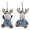 Фигурка декоративная подвесная "Олень",   L4 W4 H5 см, 2в.