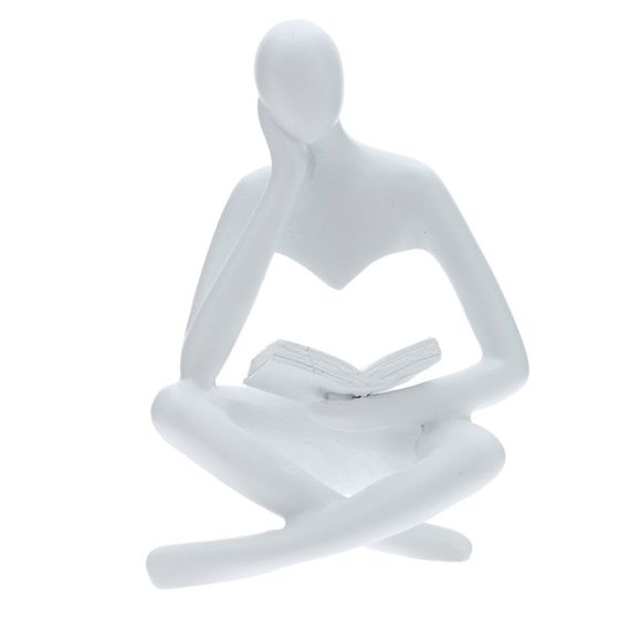 Фигурка декоративная "Читающий человек", L9 W6 H11 см
