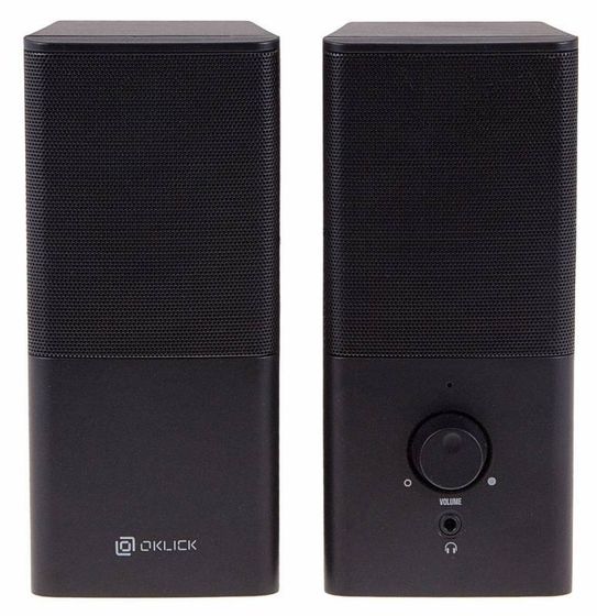 Колонки 2.0 Oklick OK-128 черный 6Вт