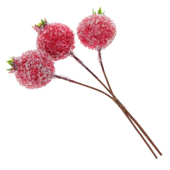 Изделие декоративное &quot;Ягоды&quot;, L8 W8 H18 см