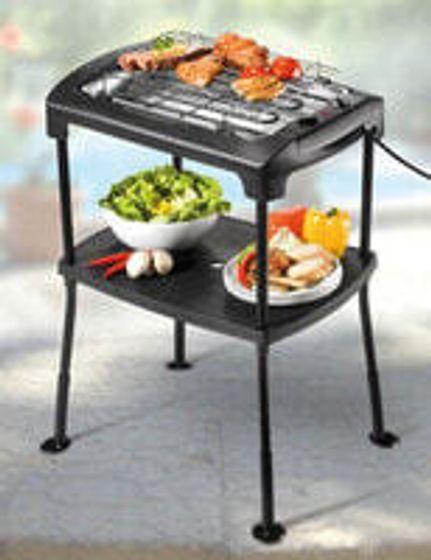 Гриль UNOLD UNO 58550 - 2000 W - Barbecue - 360 x 700 x 500 mm - Cooking station - Black - Rectangular