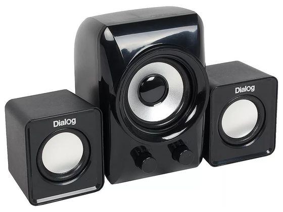 Колонки 2.1 Dialog Colibri AC-202UP 11Вт черный