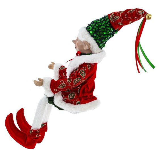 Игрушка набивная &quot;Эльф&quot;, L16 W10 H52 см (полка 24 см.)