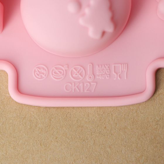 !09 Форма силиконовая для выпечки «Новогоднее настроение», 23×19×2,5 см, 6 ячеек, цвет розовый