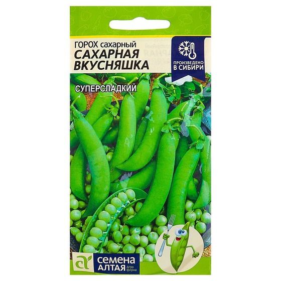 Семена Горох &quot;Сахарная Вкусняшка&quot;, среднепоздний, ц/п, 10 г