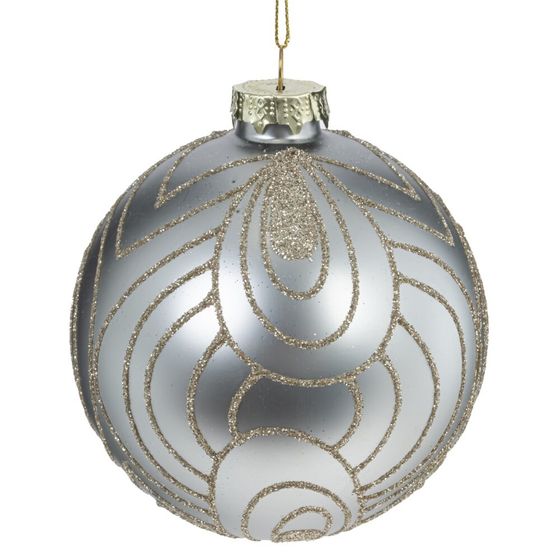 Набор из 9шт Украшение новогоднее "Шар", D 10 см, L33 W32 H10,5 см
