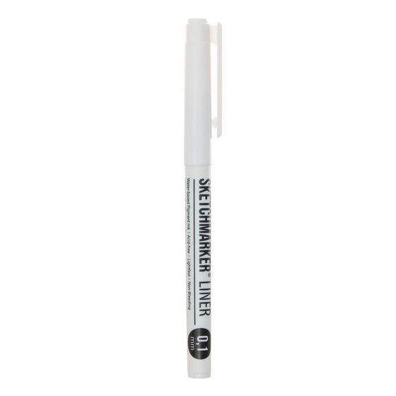Ручка капиллярная для графических работ Sketchmarker, 0.1 мм, черный