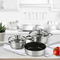 Набор посуды из нержавеющей стали LILY 5 предметов