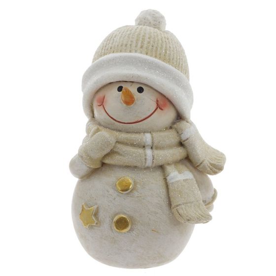 Фигурка декоративная &quot;Снеговик&quot;, L5 W5 H8 см, 2в.