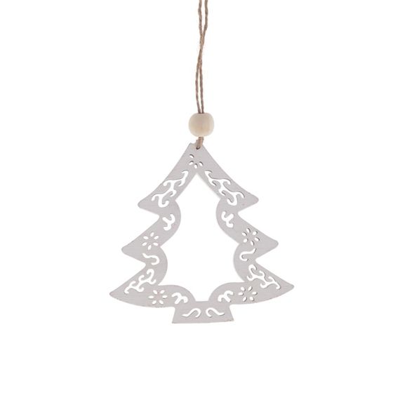 Украшение новогоднее &quot;Елка&quot;, L10 W0,5 H11,5 см, 3в.