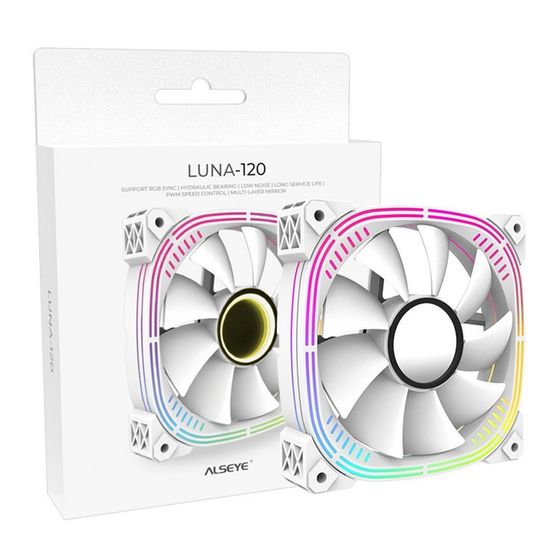 Вентилятор Alseye Luna-120-W-P 120x25мм 1800rpm