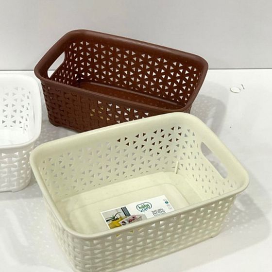 Корзина RATTAN слоновая кость 14х19х7см