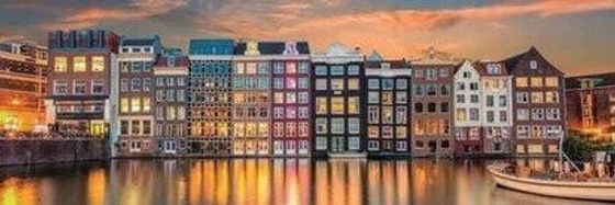 Clementoni Puzzle 1000 elementów Panorama High Quality Bright Amsterdam