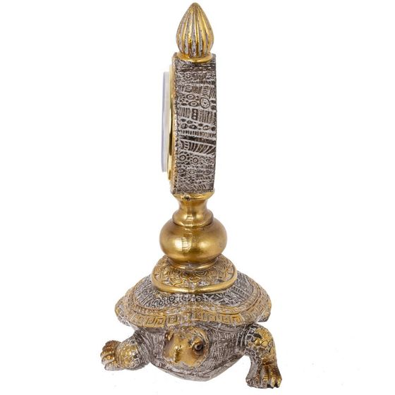 Часы настольные декоративные &quot;Черепаха&quot;, Д15 Ш10 В20,5 см