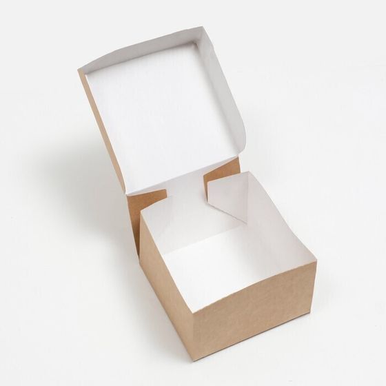 !09 Коробка (набор 5 штук) складная, крафт, 17 х 9 х 17 см.