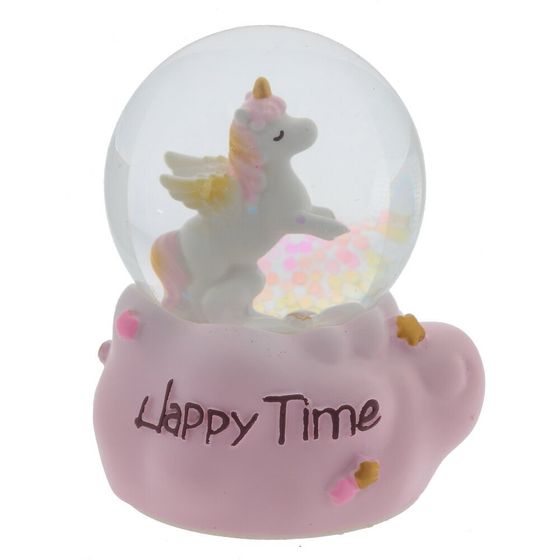 Фигурка декоративная &quot;Лошадка&quot; в стекл шаре (подсвет, 3xДR41), D4.5 см, Д5,5 Ш5 В7 см, 4в.