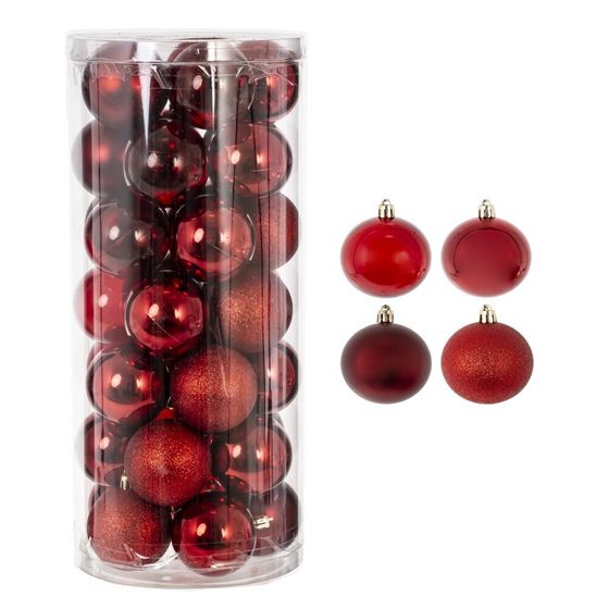 Набор из 35шт Украшение новогоднее &quot;Шар&quot;, D 6 см, L16 W16 H36 см