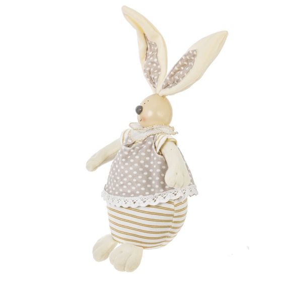 Игрушка набивная &quot;Заяц/Зайка&quot;, L18 W14 H38/27 см, 2в.