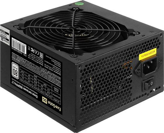 Блок питания 800W ATX ExeGate 800PPH-LT 12cm fan (EX292152RUS-S)