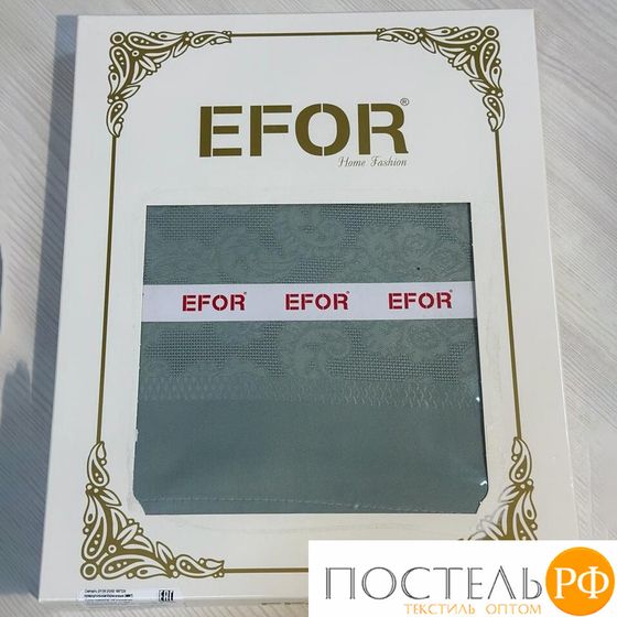 SK-032/05 Скатерть EFOR DORE 160*220 прямоугольная бирюзовый (MINT)