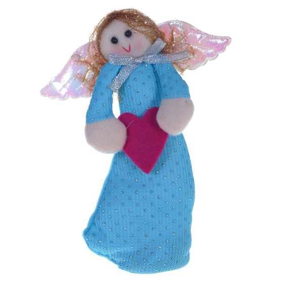 Игрушка набивная &quot;Девочка-Ангел&quot;, L10 W6 H21 см, 3в.