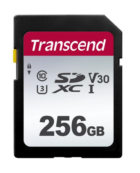 Карта памяти SDXC 256Gb Transcend TS256GSDC300S