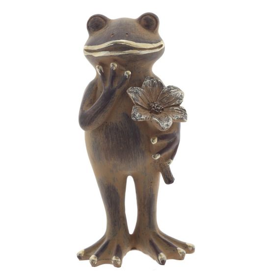 Фигурка декоративная &quot;Лягушка&quot;, L7 W7 H15,5 см, 2в.