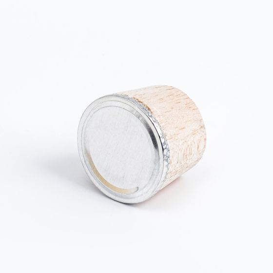 !09 Пробка для термоса со стеклянной колбой на 3.2 л, 4.5×3.3 см, металл, дерево