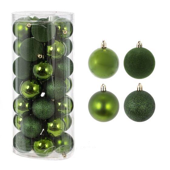 Набор из 35шт Украшение новогоднее "Шар", D 6 см, L16 W16 H36 см