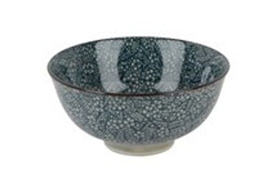 Old fashion petrol blue bowl 12cm