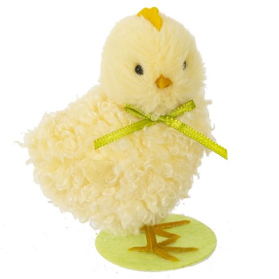 Фигурка декоративная &quot;Цыпленок&quot; (блок 6шт), L7 W5 H10 см, 3в.