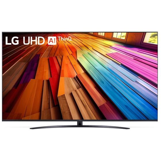 Телевизор LED 75&quot; LG 75UT81006LA.ARUG черный Smart TV безрамочный