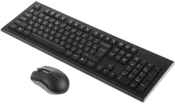 Клавиатура+мышь A4Tech 3000NS беспроводной черный