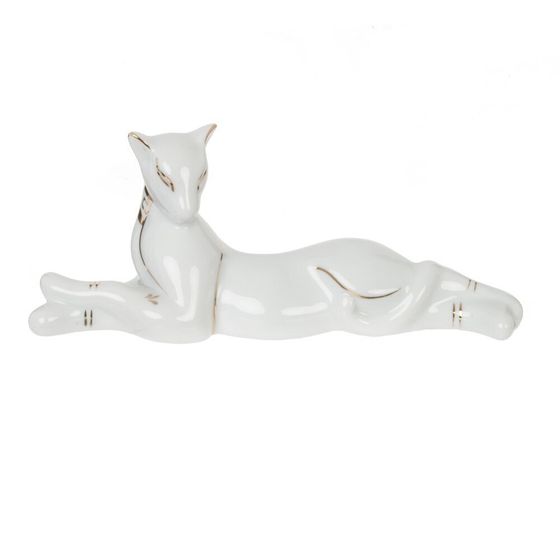Фигурка декоративная "Кошка", L20 W5,5 H9 см, 1 штука, дизайн микс