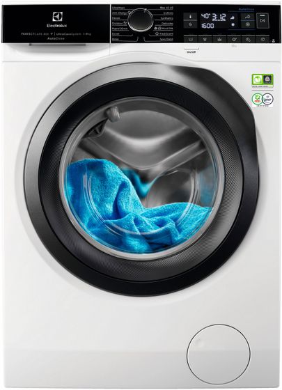 Стиральная машина Electrolux PerfectCare 800 EW8F169ASA, с фронт.загрузкой, с паром, 9кг, 1600об/мин, инверторная, с английской панелью управления