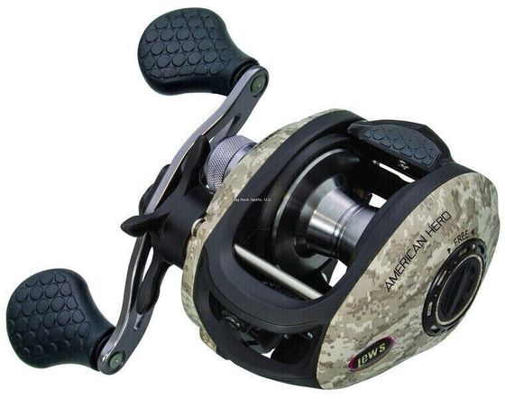 Lew&#39;s AHC1SH American Hero Camo Speed Spool Low Profile Baitcast