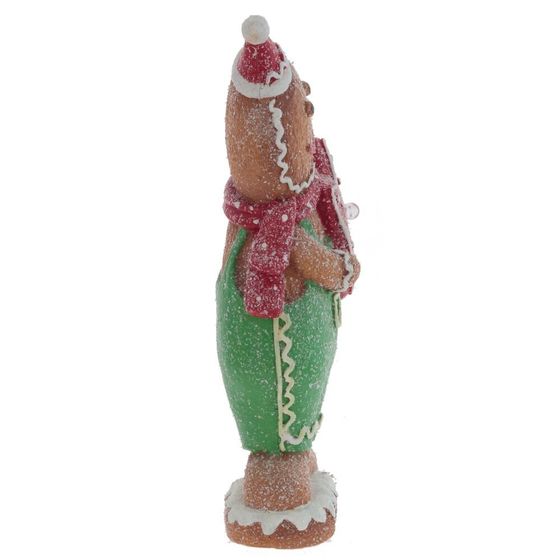 Фигурка декоративная с подсвет &quot;Пряник: Мальчик/Девочка&quot;,(3хAAA), L21 W10,5 H42 см, 2в.