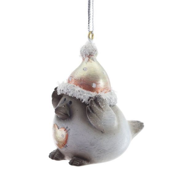 Фигурка декоративная подвесная &quot;Птичка&quot;,   L3 W5 H5 см, 2в.