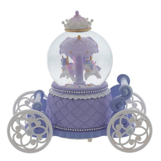 Фигурка декоративная &quot;Карусель&quot; в стекл шаре (муз, подсвет, вьюга, 2xAAA н/п), D8 см, Д17 Ш9 В17 см