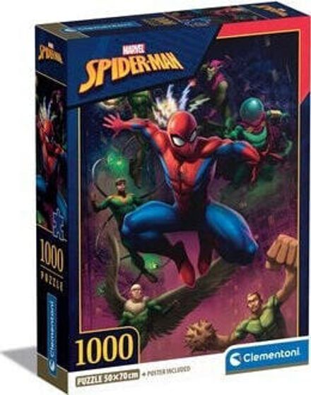 Clementoni CLE puzzle 1000 Compact SpiderMan 39768