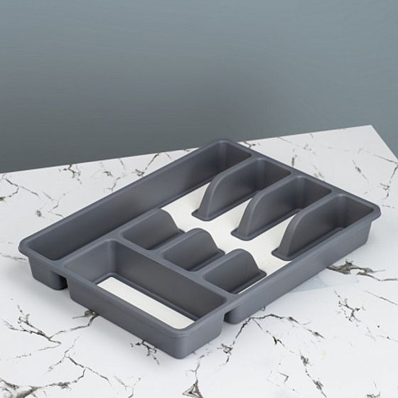 Лоток для столовых приборов с антискользящим дном