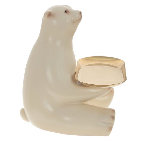 Фигурка декоративная "Медведь", L18 W17 H21 см