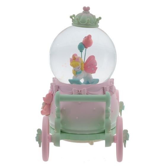 Фигурка декор &quot; Лошадка&quot; в стекл шаре (муз, подсвет, вьюга, движ, 3xAAA н/п), D10 см, Д22 Ш12 В21 см