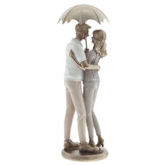 Фигурка декоративная "Влюбленная пара", L10,5 W11,5 H28 см